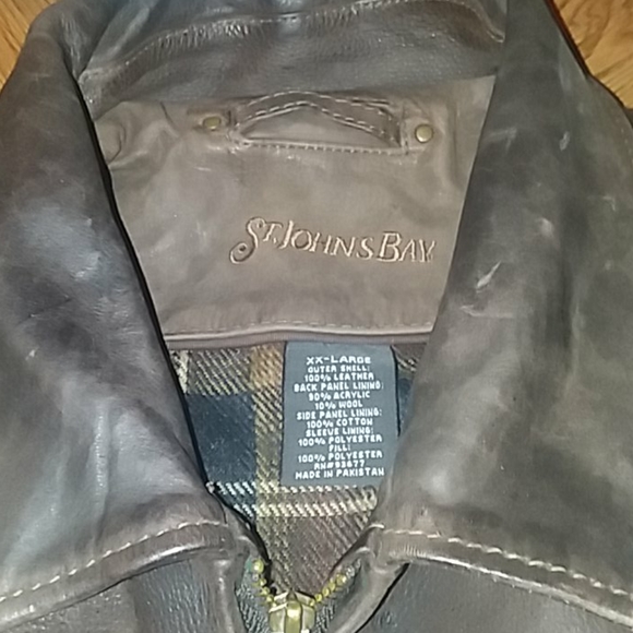 💥make an offer💥 St.Johns Bay Leather Jacket - Picture 2 of 8